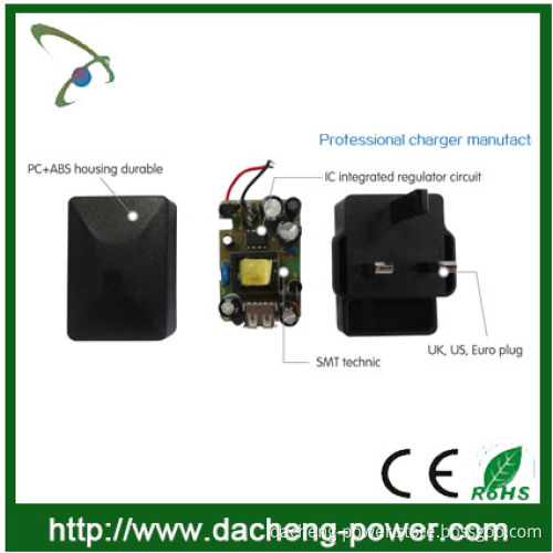 UK eu plug travel charger mobile accessories with CE ROHS FCC